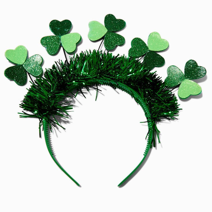 St. Patrick's Day Shamrock Deely Bopper Headband | Claire's (UK)
