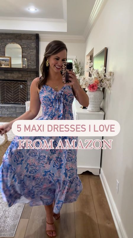 Summer dresses from Amazon! Love these for vacation outfits, wedding guest dress, beach dinner looks, baby shower dresses, family photo dresses, you name it!! 

Amazon fashion finds, Amazon dresses, maxi dresses, midi dresses, resort wear, floral dress, long dress

#LTKStyleTip #LTKFindsUnder50 #LTKVideo