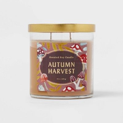 Lidded Glass Jar Autumn Harvest Candle - Opalhouse™ | Target