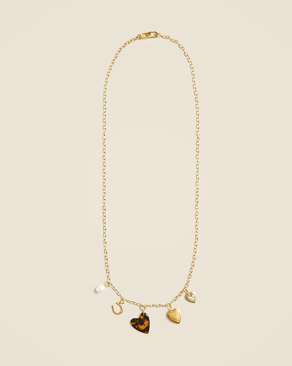 Heart charm necklace | J. Crew US