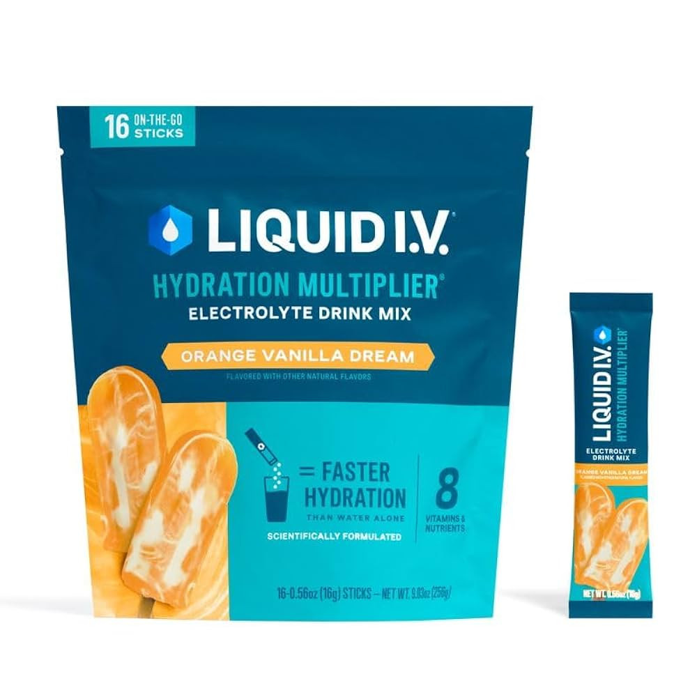 Liquid I.V.® Hydration Multiplier - Orange Vanilla Dream | Electrolyte Powder Drink Mix | 1 Pack... | Amazon (US)
