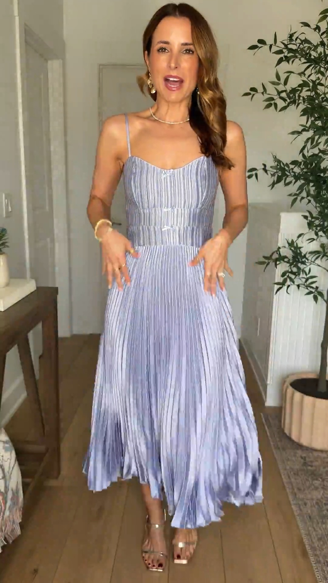 Code LISA123. Wedding guest dresses. Spring wedding guest. Summer wedding guest. Cocktail dresses. Baby shower dress. Wedding shower dress. Spring event dress. Garden wedding. Bow midi dresses.  Pleated midi dresses. Wearing XS.

#LTKWedding #LTKBaby #LTKootd
