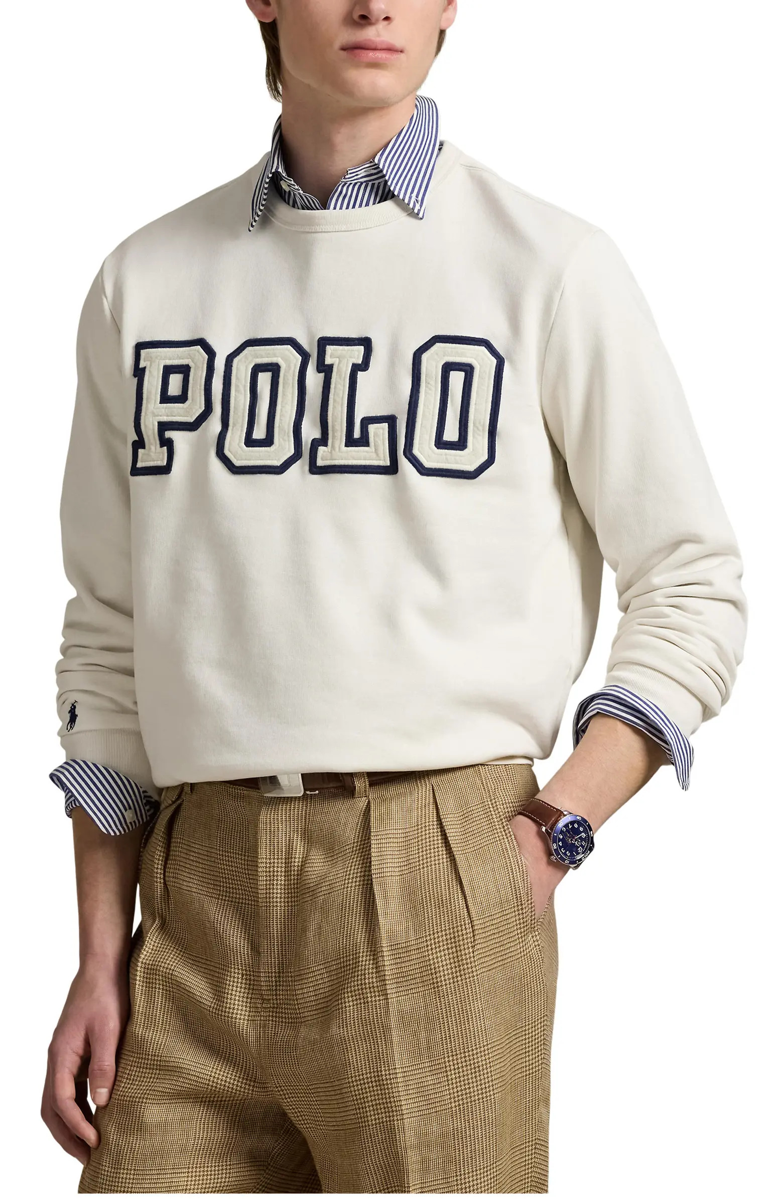 Polo Ralph Lauren Logo Appliqué Sweatshirt | Nordstrom | Nordstrom