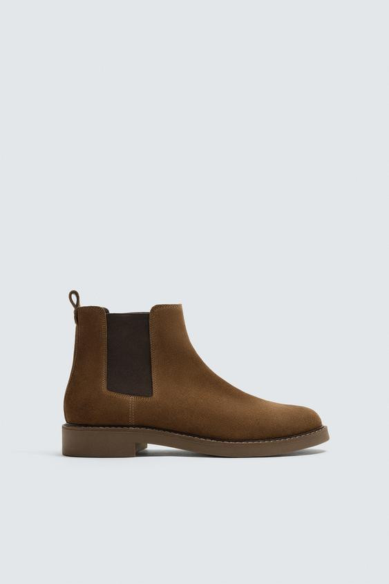 LEATHER CHELSEA BOOTS | Zara US