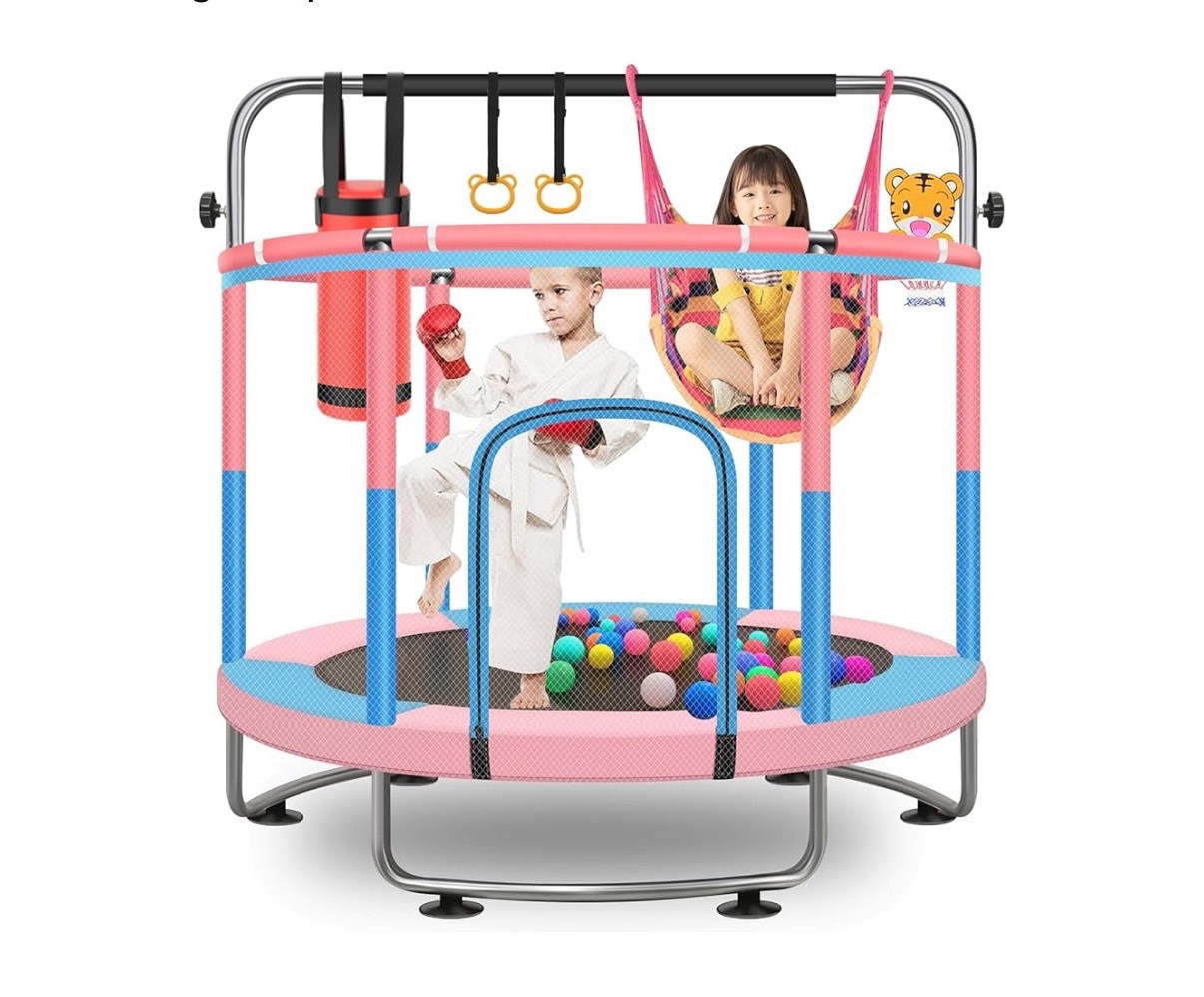 #toddlers #kids #outdoors #kidstrampoline #toddlertrampoline