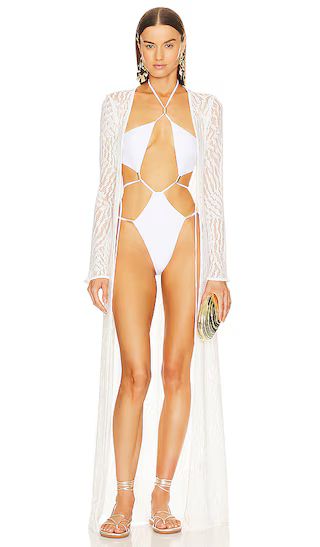 x REVOLVE Ryland Robe in Ivory | Revolve Clothing (Global)