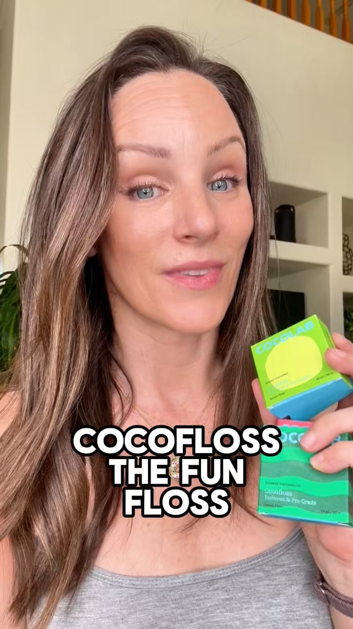 Cocofloss feels like a little loofa for your teeth — thicker, textured, and way more effective than slippery floss. The fun fruity flavors keep everyone consistent, and the refillable cases make it eco-friendly. I’ve used it for years and it always impresses.

#cocofloss #dentalfoss #ecofriendly #azmom

#LTKKids #LTKselfcare #LTKmomlife