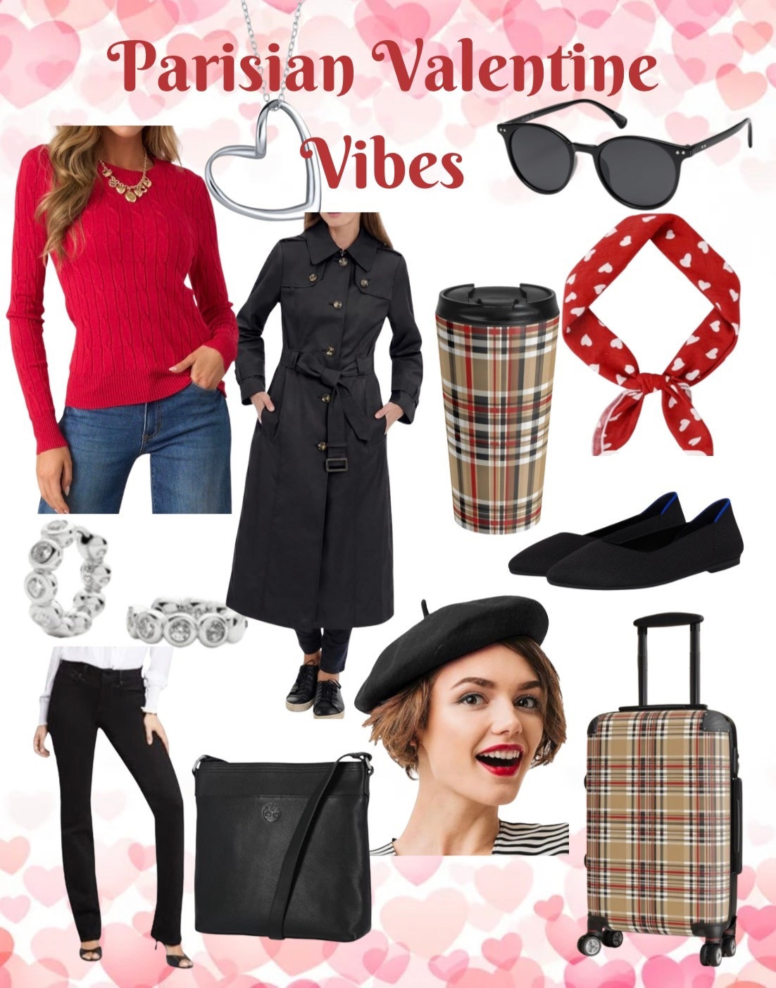 Romantic layers, chic travel accessories, and effortless outfits inspired by winter days in Paris. Timeless pieces & walk-all-day comforting - because Paris is best explored in style. ❤️✈️ #parisianstyle #valentinestravel #romanticgetaway

#LTKgrwm #LTKValentine #LTKTravel