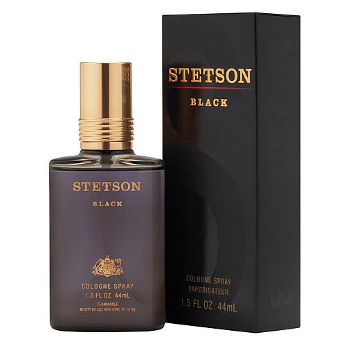 Coty Stetson Black Men- Cologne Spray 1.5 OZ | HSN