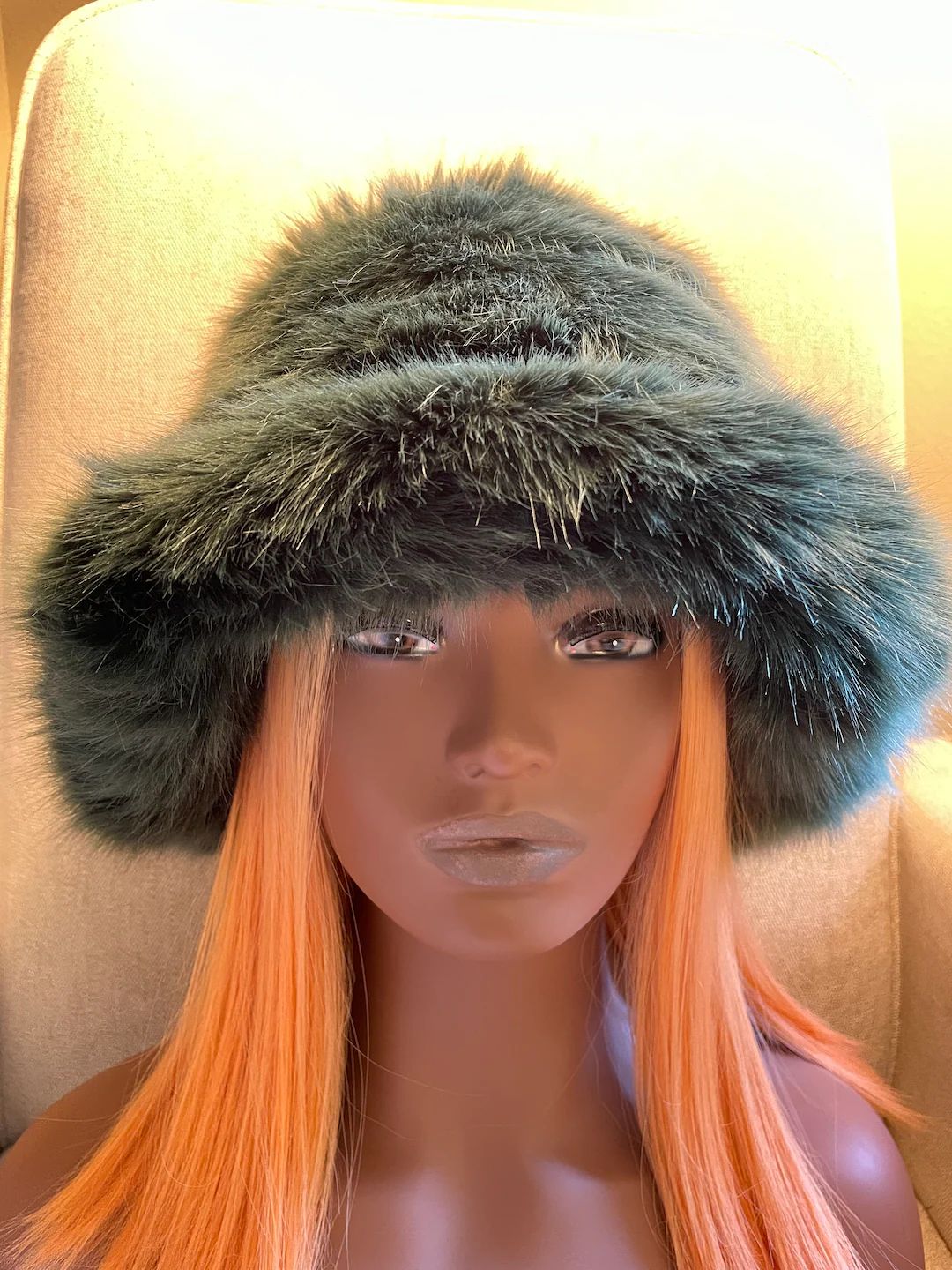 Incredibly Soft Fur Fluffy Fuzzy Bucket Hat -Vegan Fur Hat -Festival Hat-Floppy Hat-Fur Hat-Fake ... | Etsy (US)