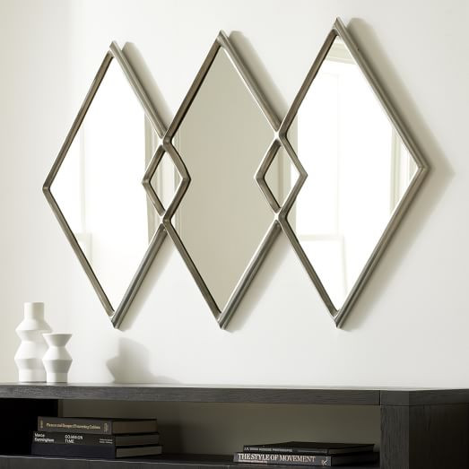 Overlapping Diamonds Mirror | West Elm (US)