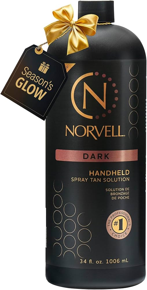 Norvell Premium Spray Tan Solution Dark 34 fl oz – Professional Sunless Tanning Formula for Dee... | Amazon (US)