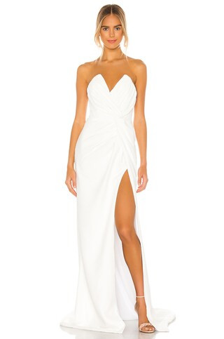 Katie May X NOEL AND JEAN Wisteria Gown in Ivory from Revolve.com | Revolve Clothing (Global)