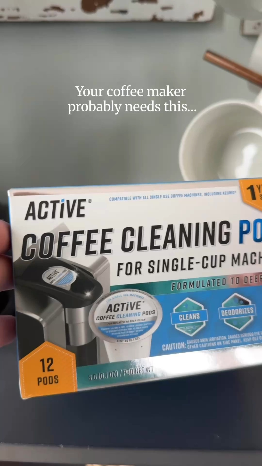 These coffee pod cleaners are such an easy little fix if your coffee starts tasting off ☕️ simple to use and great for keeping your machine fresh

#coffeepodcleaner #coffeemachinercleaner #coffeecleaningpods #coffeemakercleaning #coffeestation #kitchengadgets #kitchenfinds #coffeeessentials #amazonfinds #ltkfinds #homefinds #dailyuseitems #cleaninghacks #coffeebaraccessories #kitchenmusthaves