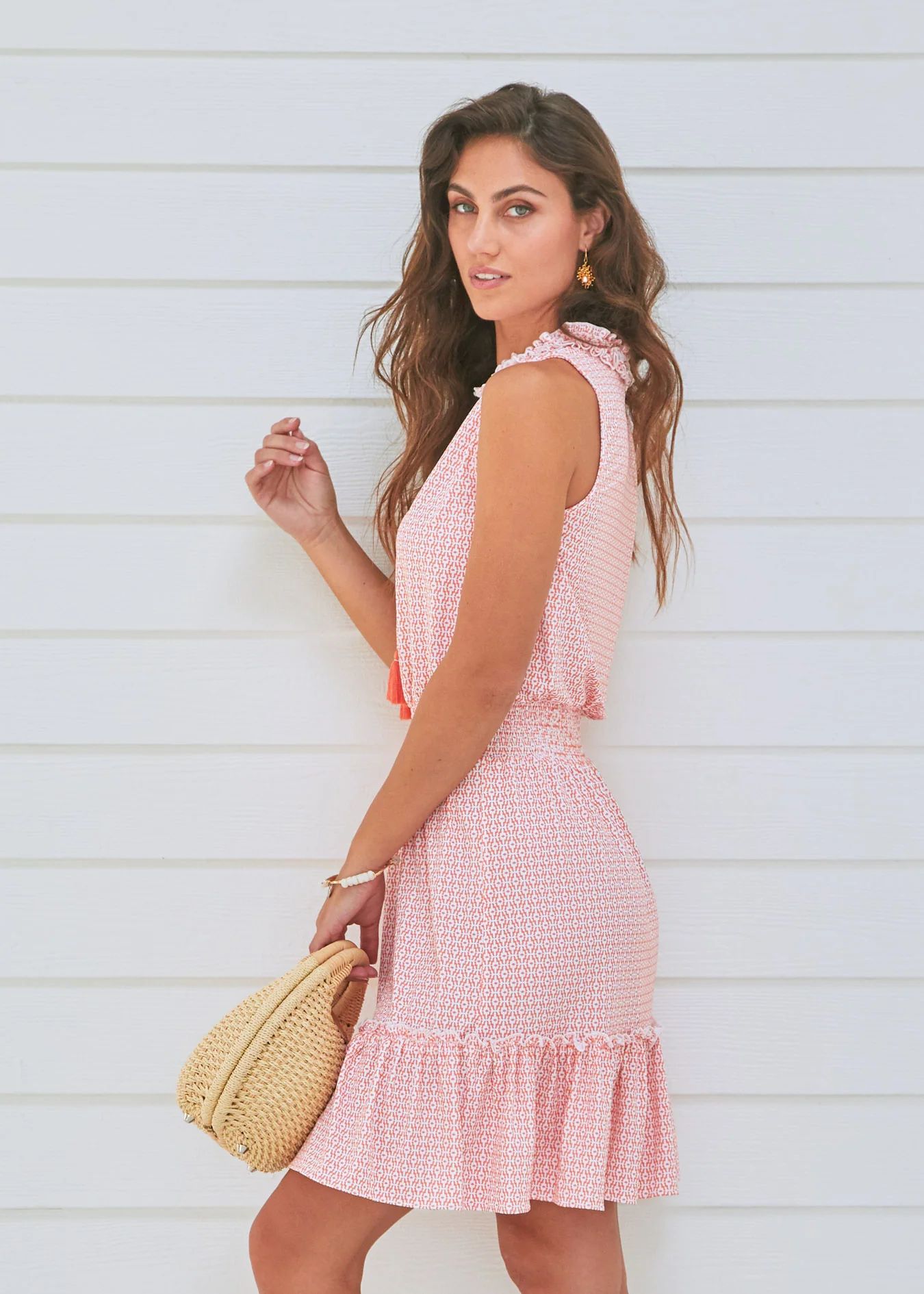 Tulum Sleeveless Ruffle Dress | Cabana Life