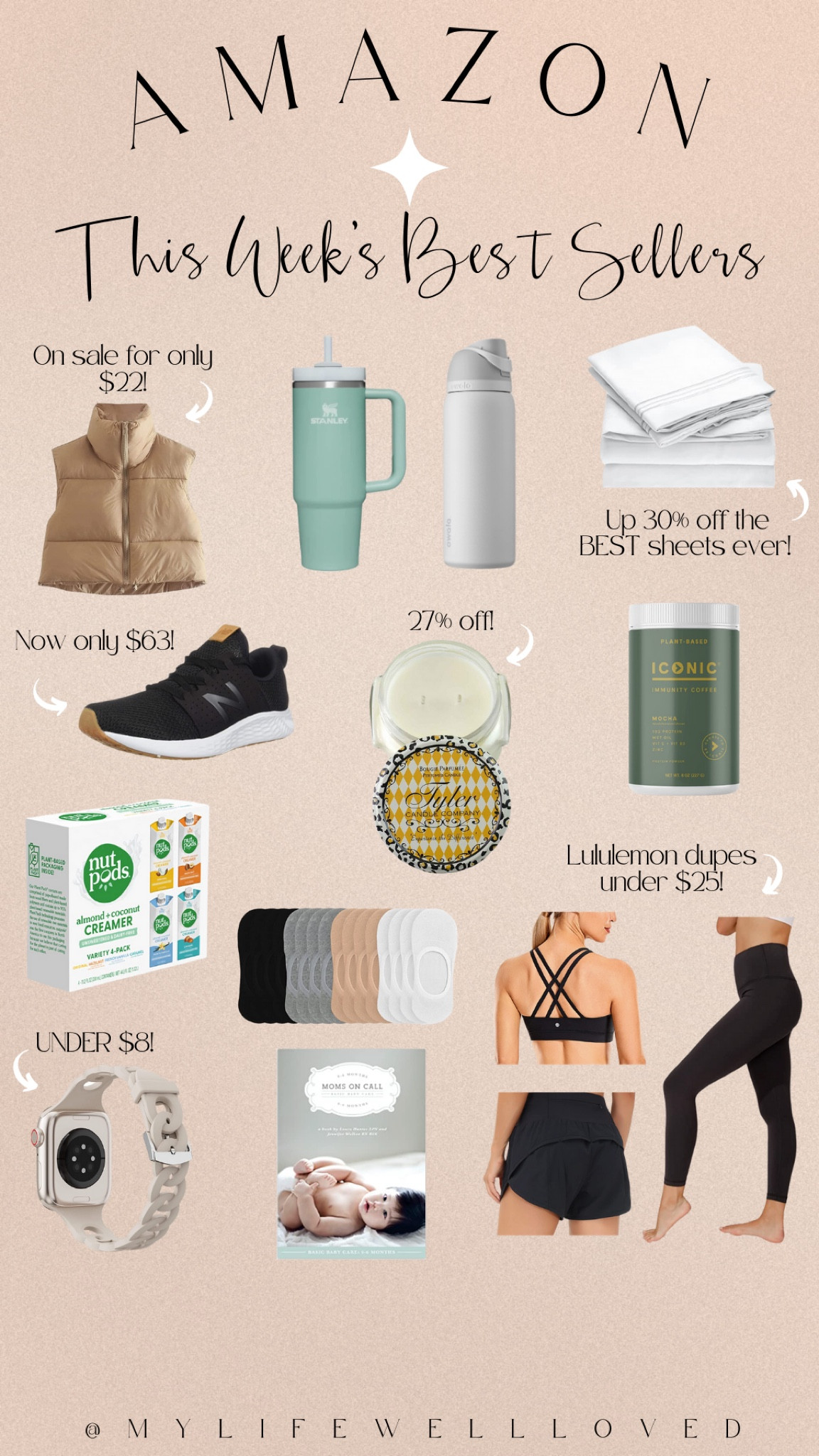 Amazon best sellers // Amazon fashion finds // Lululemon dupes // sneakers // Stanley tumblers // Owala water bottle // puffer vest // fitness // wellness/ home decor 

#LTKhome #LTKfit #LTKFind