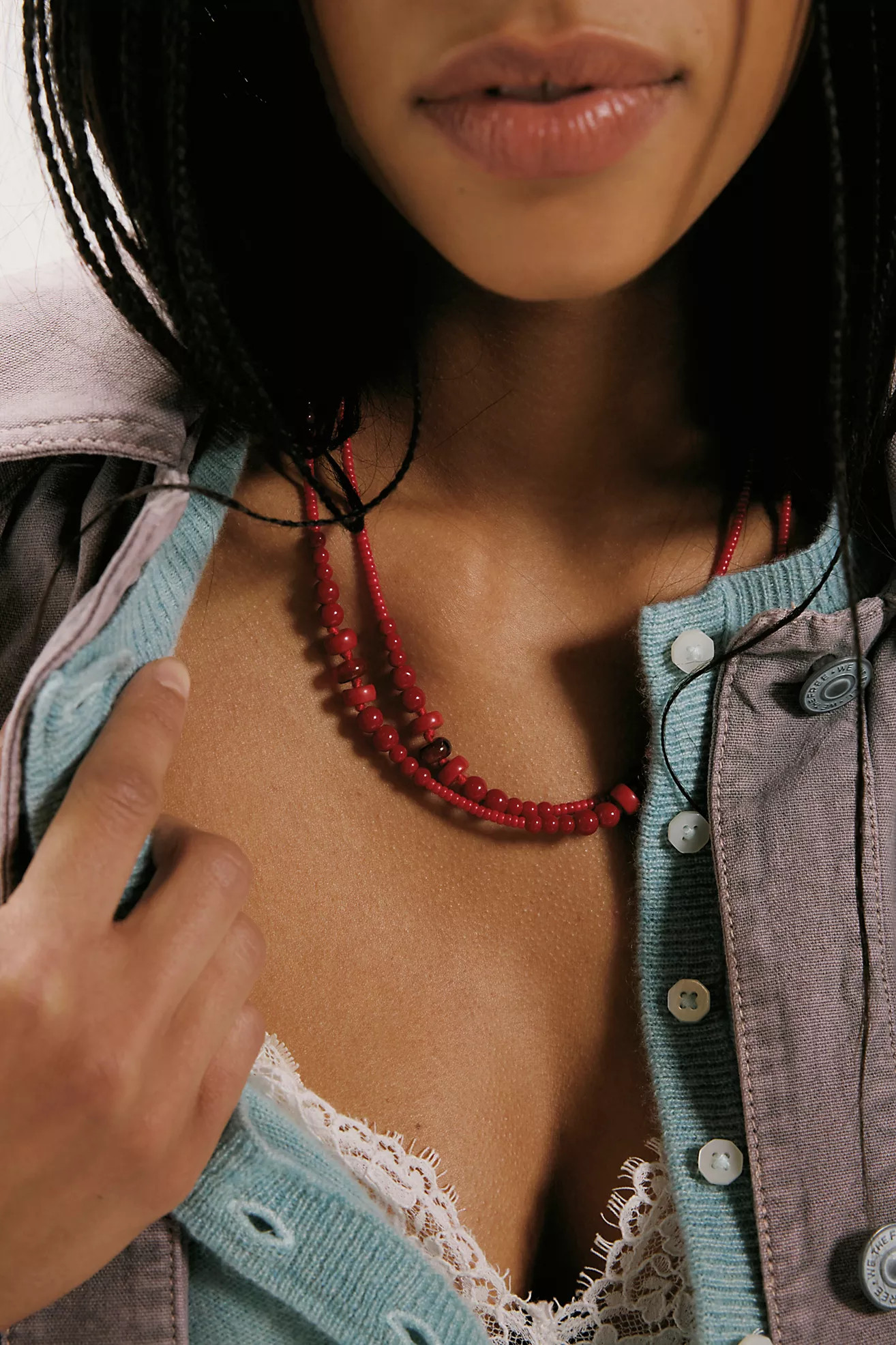 Single Layer Semiprecious Necklace | Free People (Global - UK&FR Excluded)