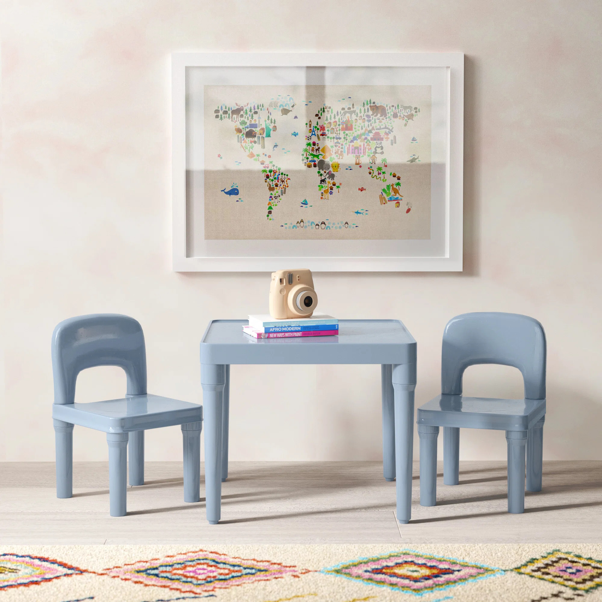 Mack & Milo™ Edwardo Kids Square Play Table and Chair Set & Reviews | Wayfair | Wayfair North America
