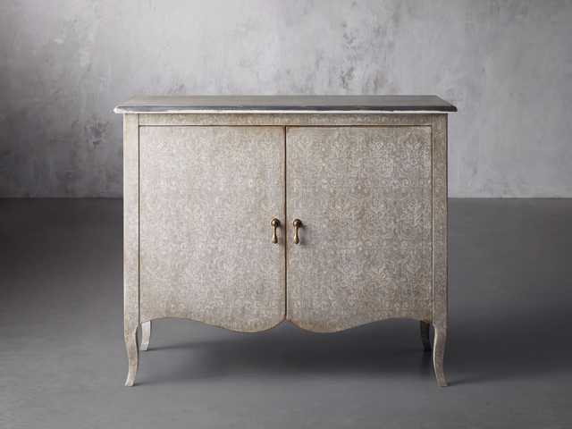 Amalfi Two Door Chest in Dolphine Grey | Arhaus