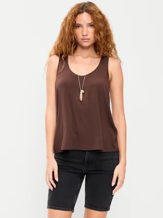 Luxe Scoop-Neck Tank Top | Old Navy (US)