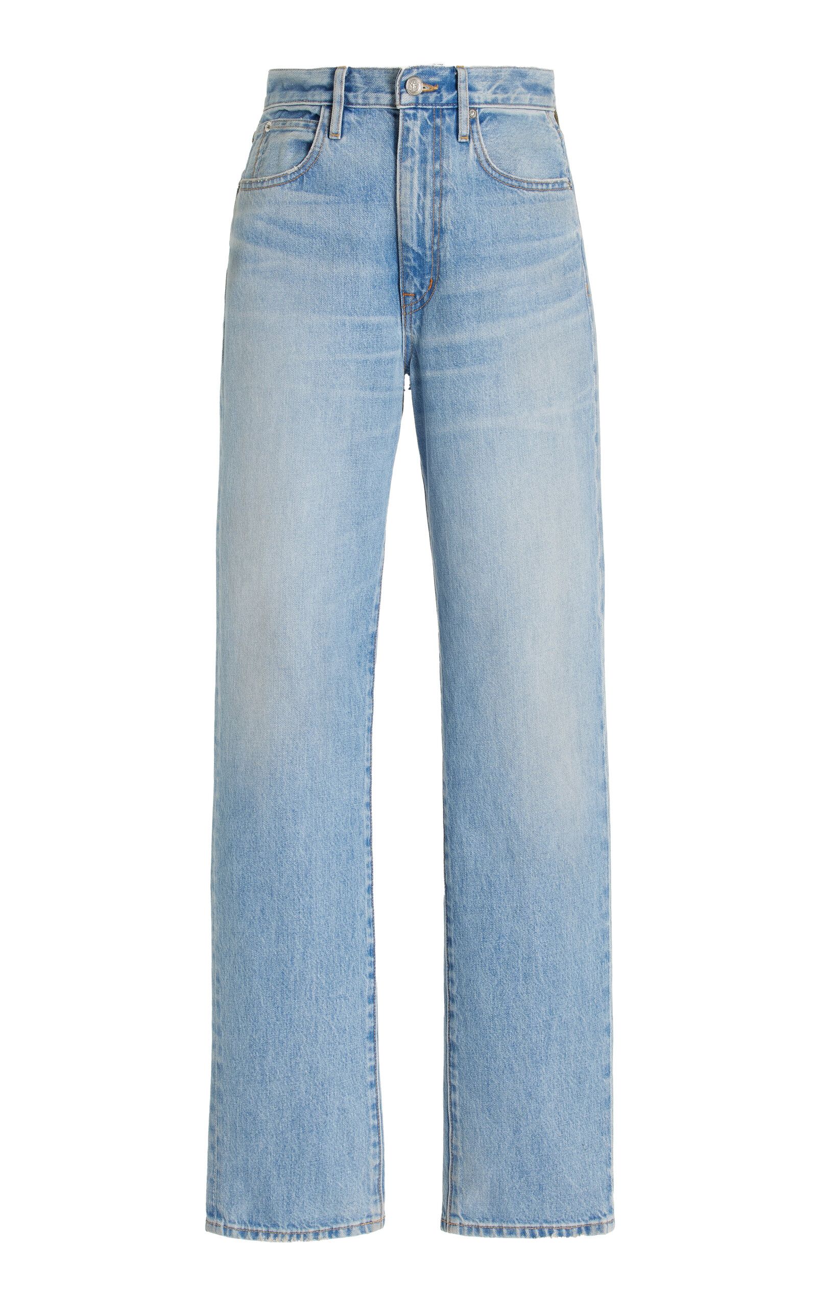 London Rigid High-Rise Straight-Leg Jeans | Moda Operandi (Global)