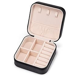 Mini Jewelry Travel Case,Small Jewelry Box,Traveling Jewelry Organizer,Portable Jewellery Storage... | Amazon (US)