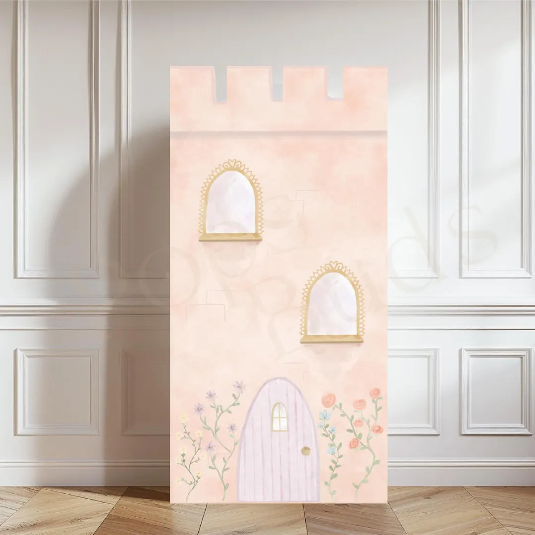 Floral Castle Tower Cutout File, Castle Backdrop, Little Mouse Party Decor - Etsy | Etsy (US)