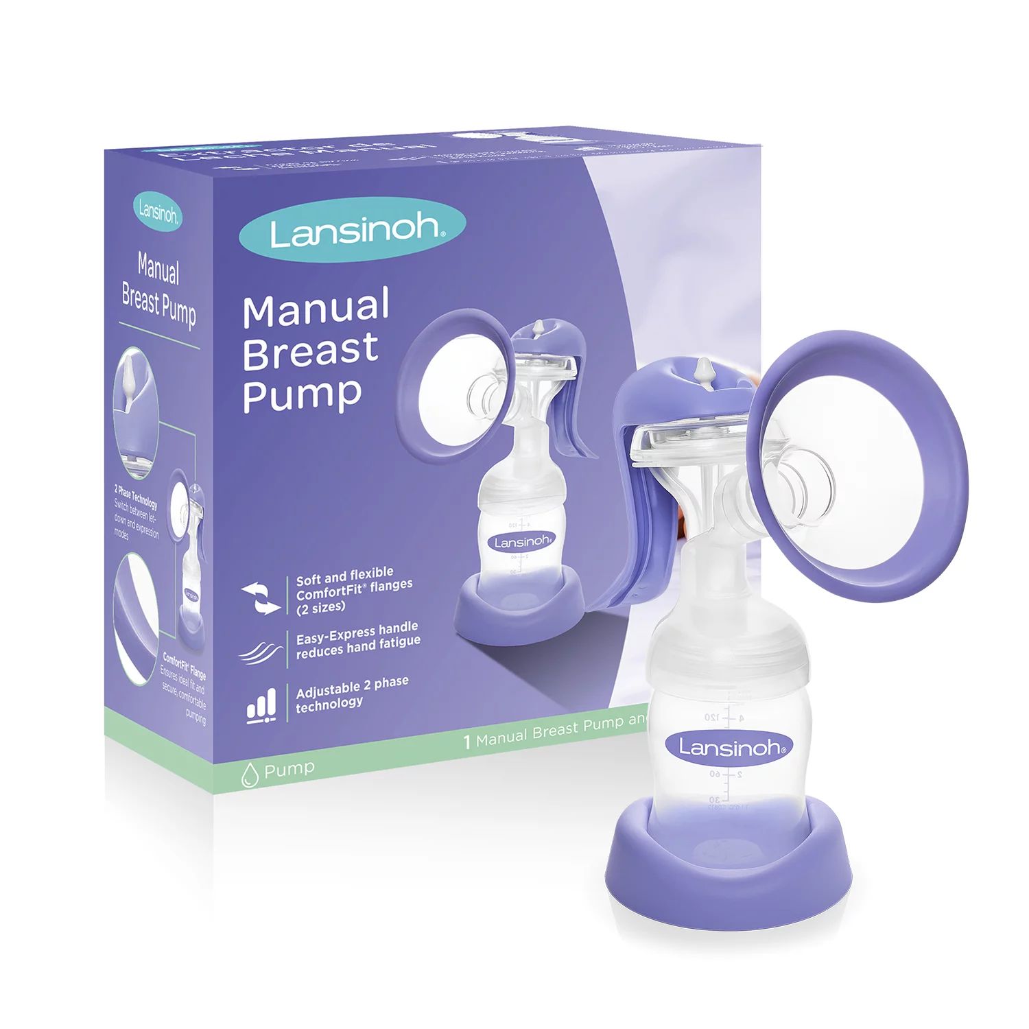 Lansinoh Manual Breast Pump, 1 Count - Walmart.com | Walmart (US)