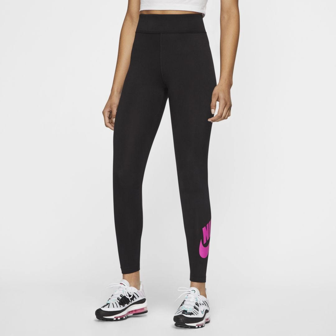 Nike Sportswear Women's High-Waisted Leggings Size M (Black) CJ2297-014 | Nike (US)