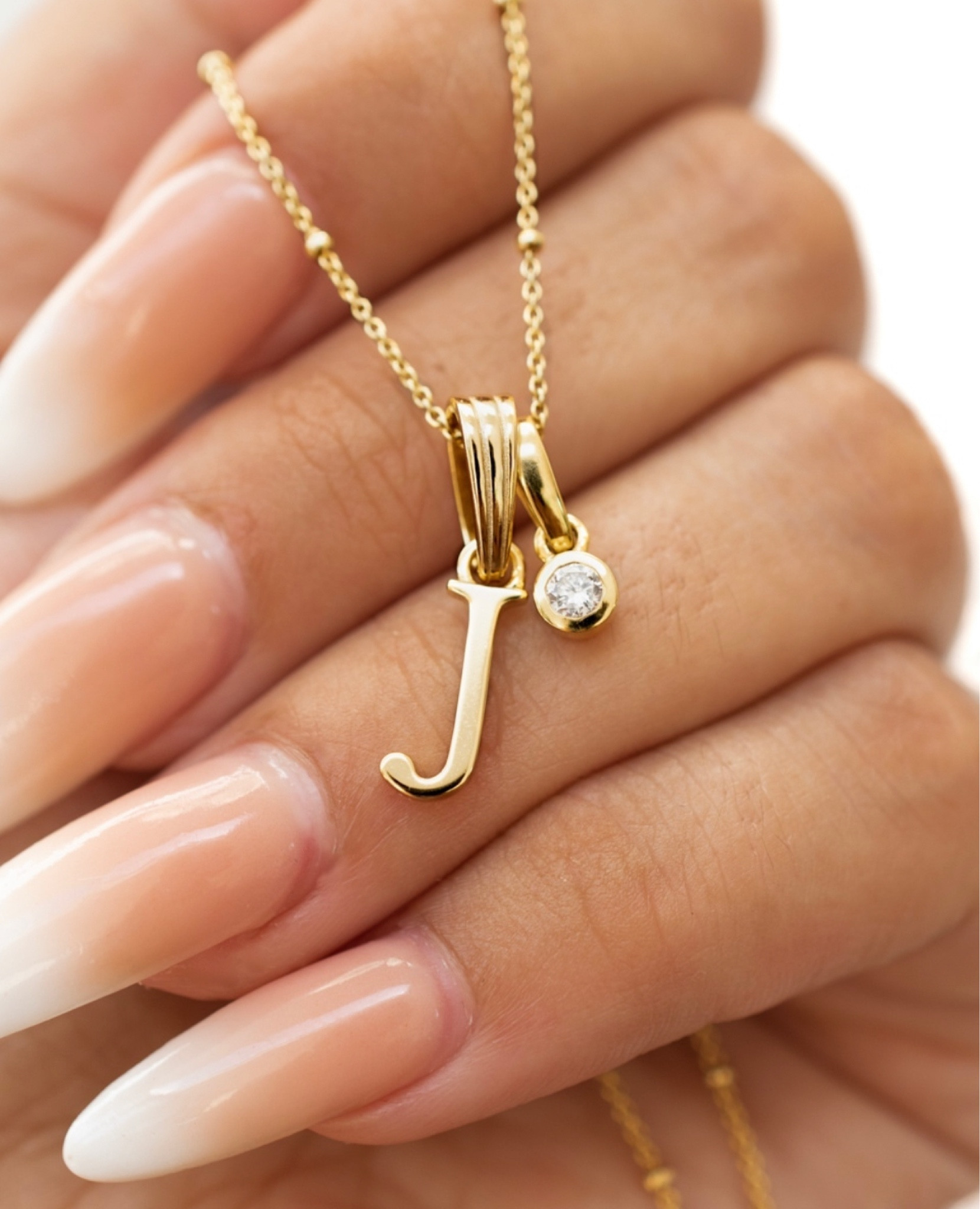 Luxe diamond and personalised initial necklace, perfect for a special gift to someone or a treat for yourself ✨

#LTKstyletip #LTKunder100 #LTKGiftGuide