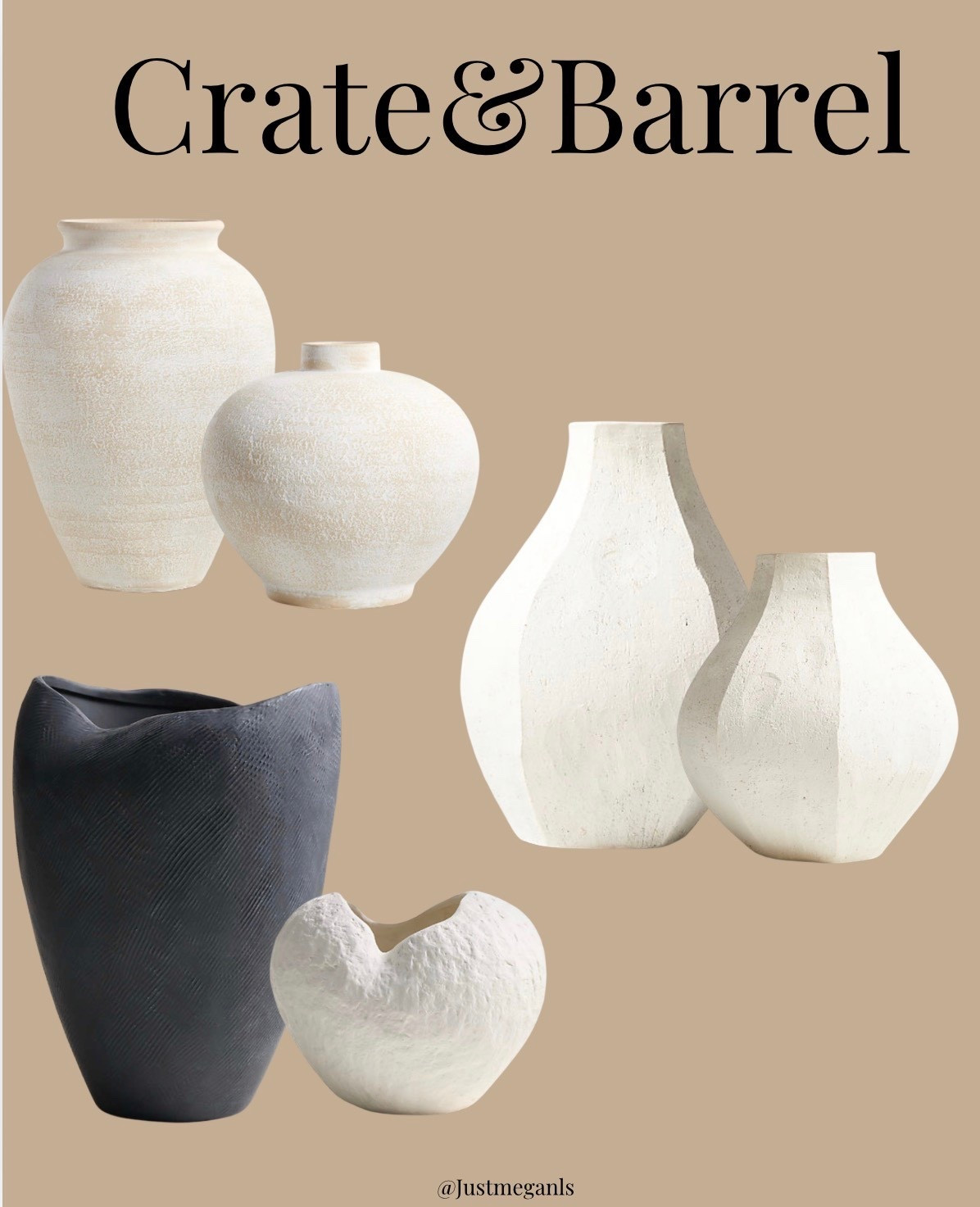 The perfect textured vases to stand along is a beautiful decorative object or for dried foliage

#LTKSeasonal #LTKU #LTKHome