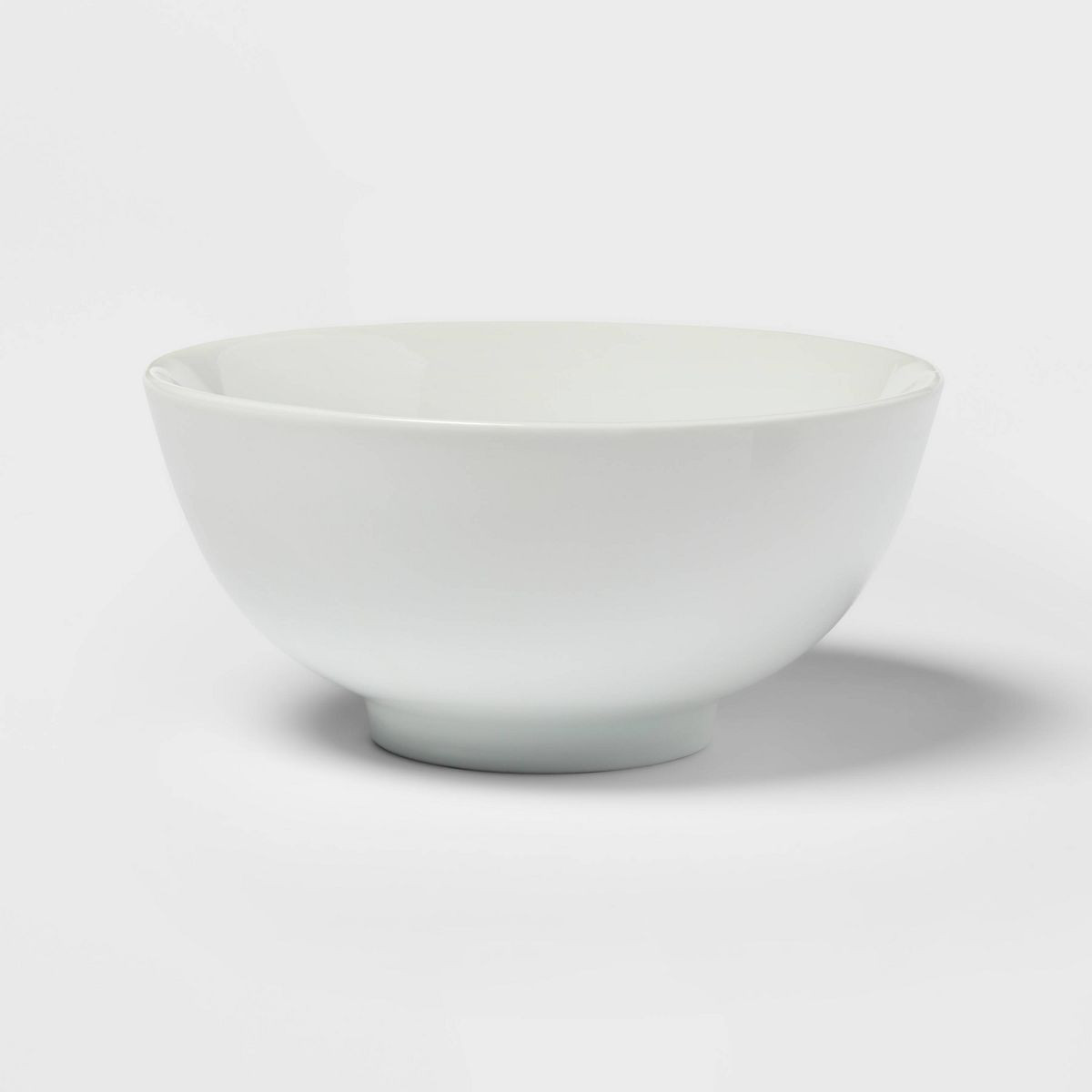 34oz Porcelain Noodle Bowl White - Threshold™: Microwave & Dishwasher Safe, Ramen & Soup Bowl, ... | Target