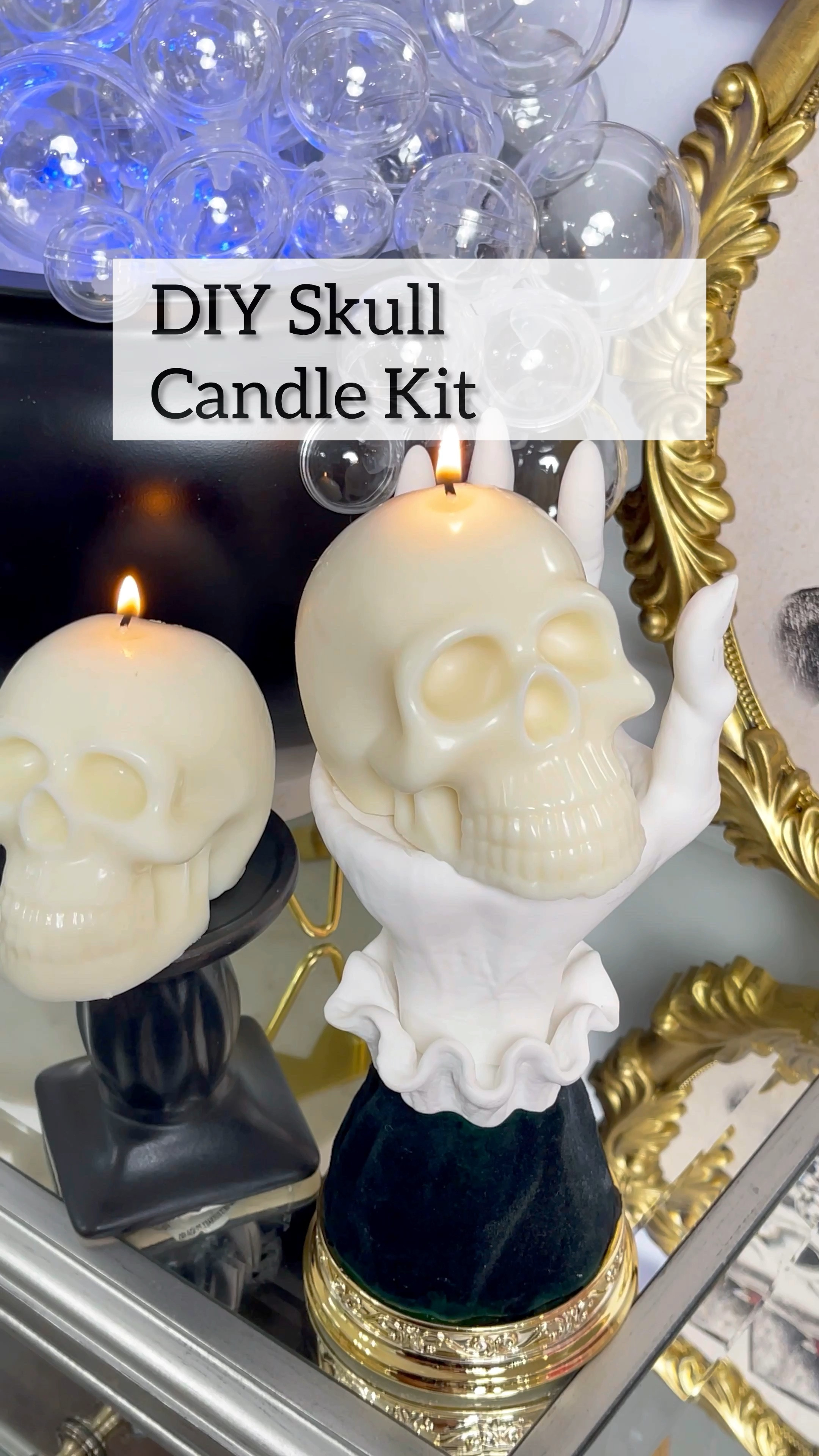 CandMak Candle Wick Kit, 60pcs Candle Wicks with Wick Stickers