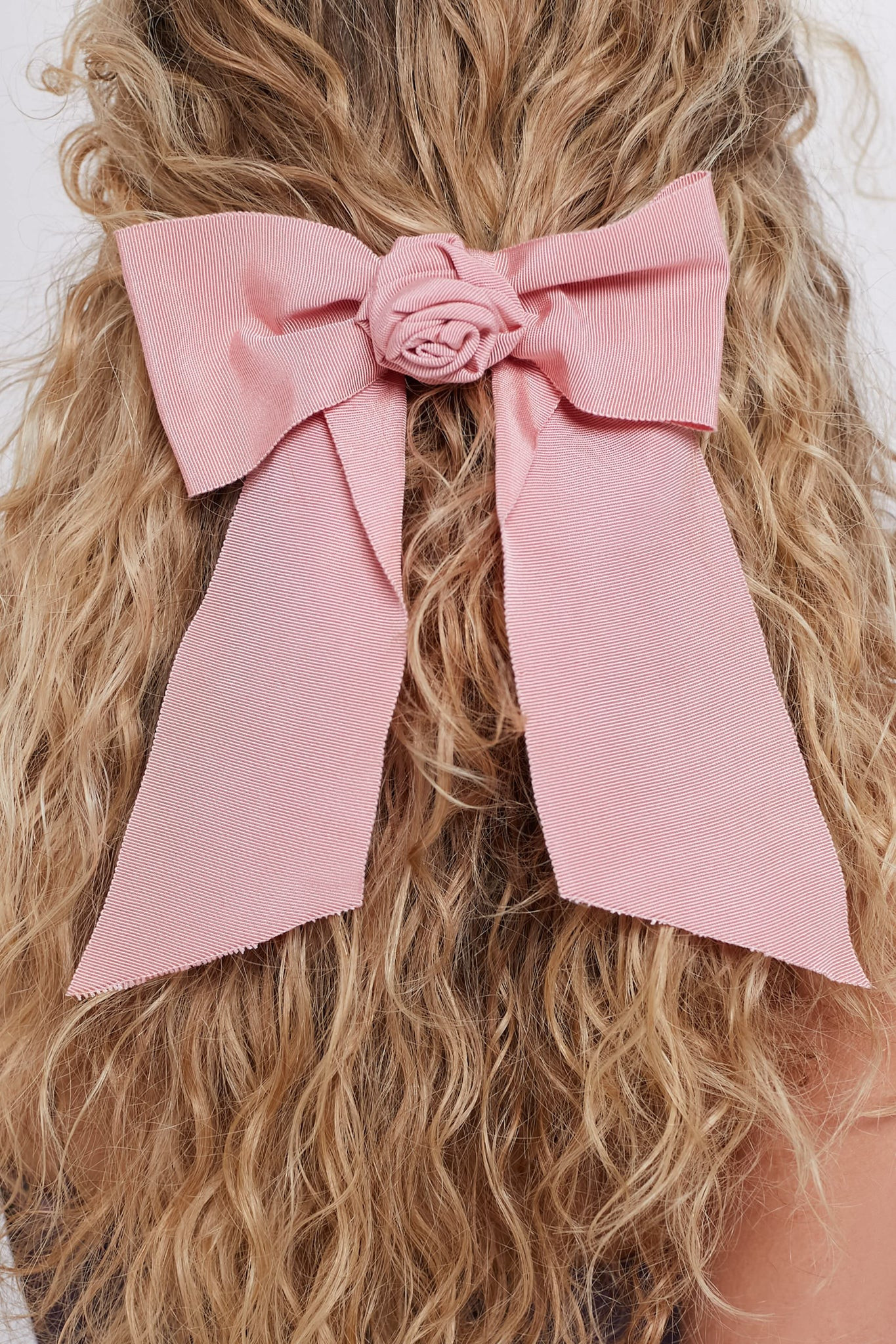 Pink Rosette Hair Bow | Tuckernuck (US)