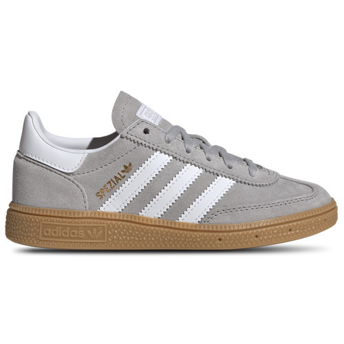 adidas adidas Originals Handball Spezial - Boys' Preschool Ftwr White/Grey Two/Gum Size 3.0 | Champs Sports