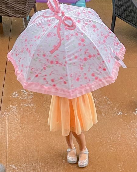 Toddler girl umbrella ☔️ 

#LTKSeasonal #LTKKids #LTKFamily