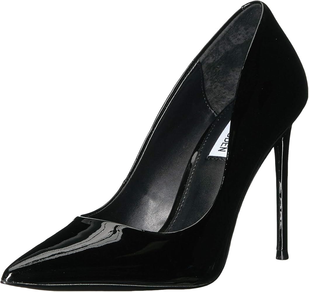 Amazon.com | Steve Madden Women's VALA Shoe, Black Patent, 8 M US | Pumps | Amazon (US)