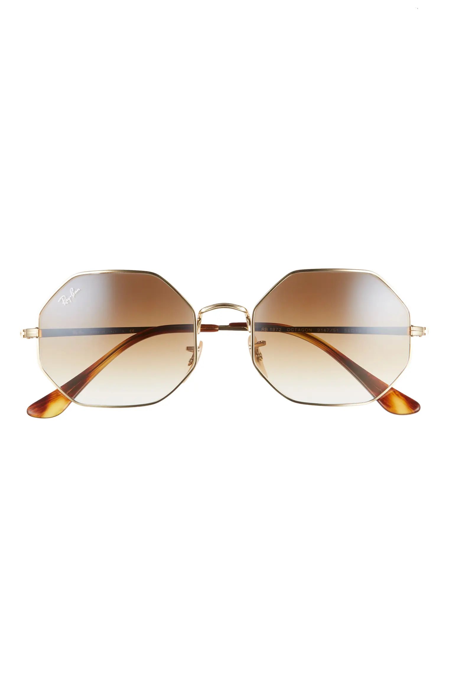 1972 54mm Gradient Octagon Sunglasses | Nordstrom