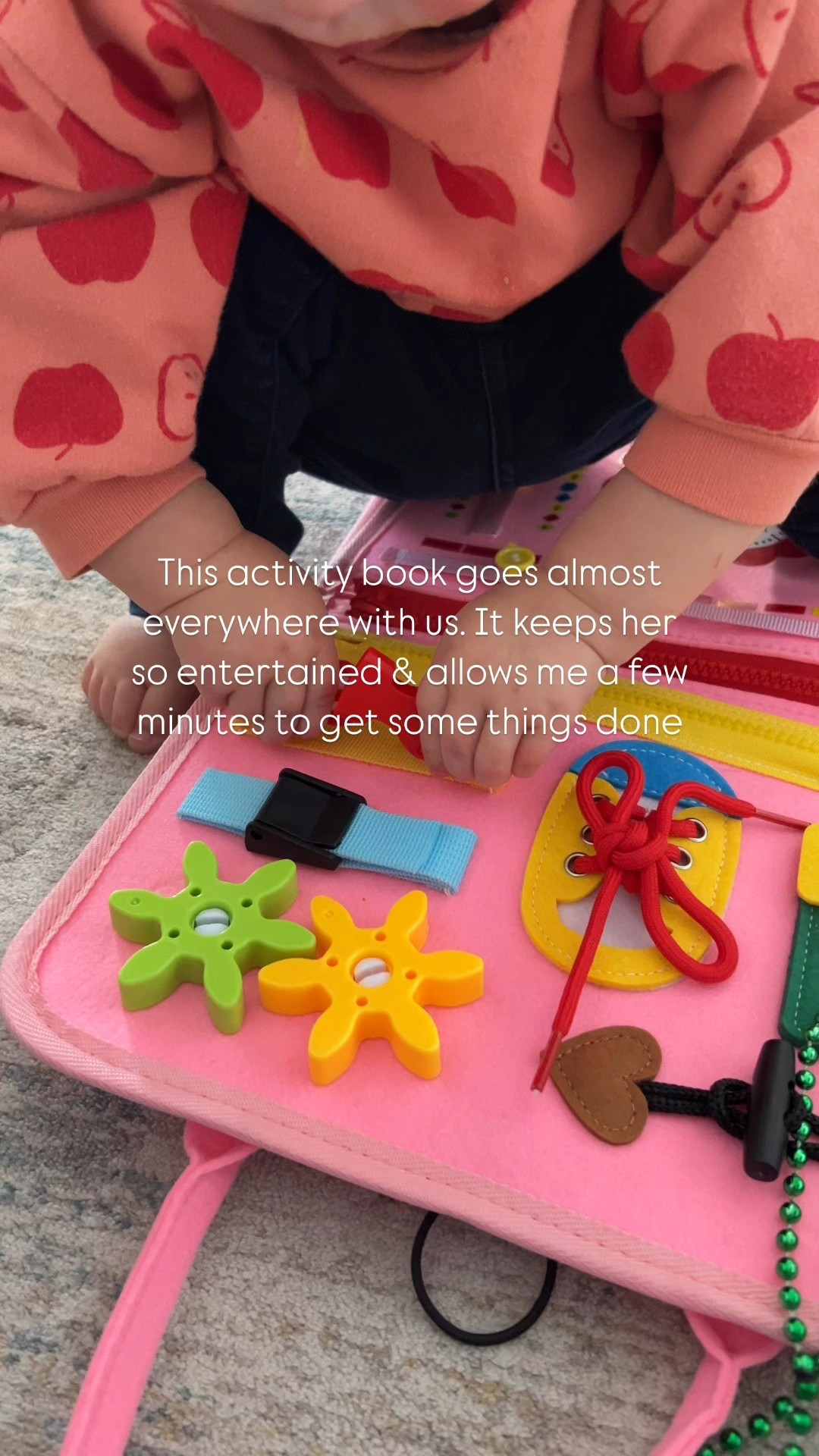 This Montessori quiet activity book has provided hours of entertainment for us, and we’ve only had it a couple of months! Originally purchased for a long flight but it’s played with daily still! We take it in the car, to church, the park, and even just for play at home. 

#LTKKids #LTKWatchNow #LTKFamily