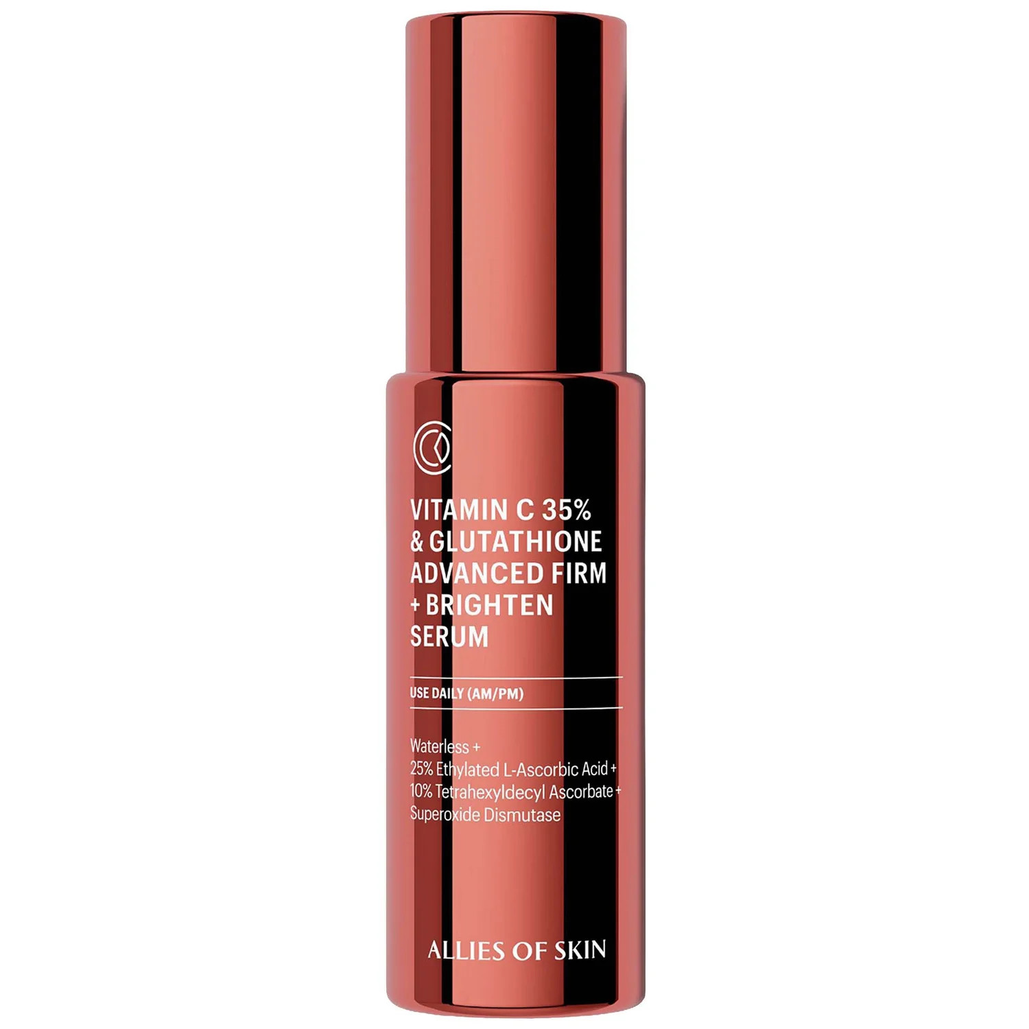 Allies of Skin Vitamin C 35% & Glutathione Advanced Firm + Brighten Serum 1fl. oz | Dermstore
