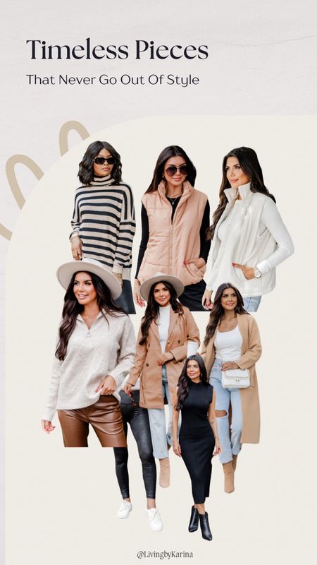 Linking some things that never go out of style. 

These are classic staples that aren’t “trendy.” 

Stripes, striped sweaters, vests, neutral coats, a black dress, sweater dress, hoodie, pullover, zipper pullover, fall style, fall fashion, winter style, winter fashion, staples, clothing staples 

#LTKBacktoSchool #LTKstyletip #LTKSeasonal