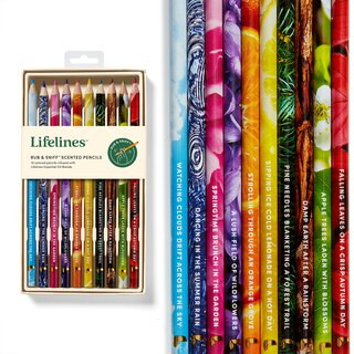 Lifelines Rub & Sniff Scented Colored Pencils Infused with Essential Oil Blend,10 ct | CVS Health