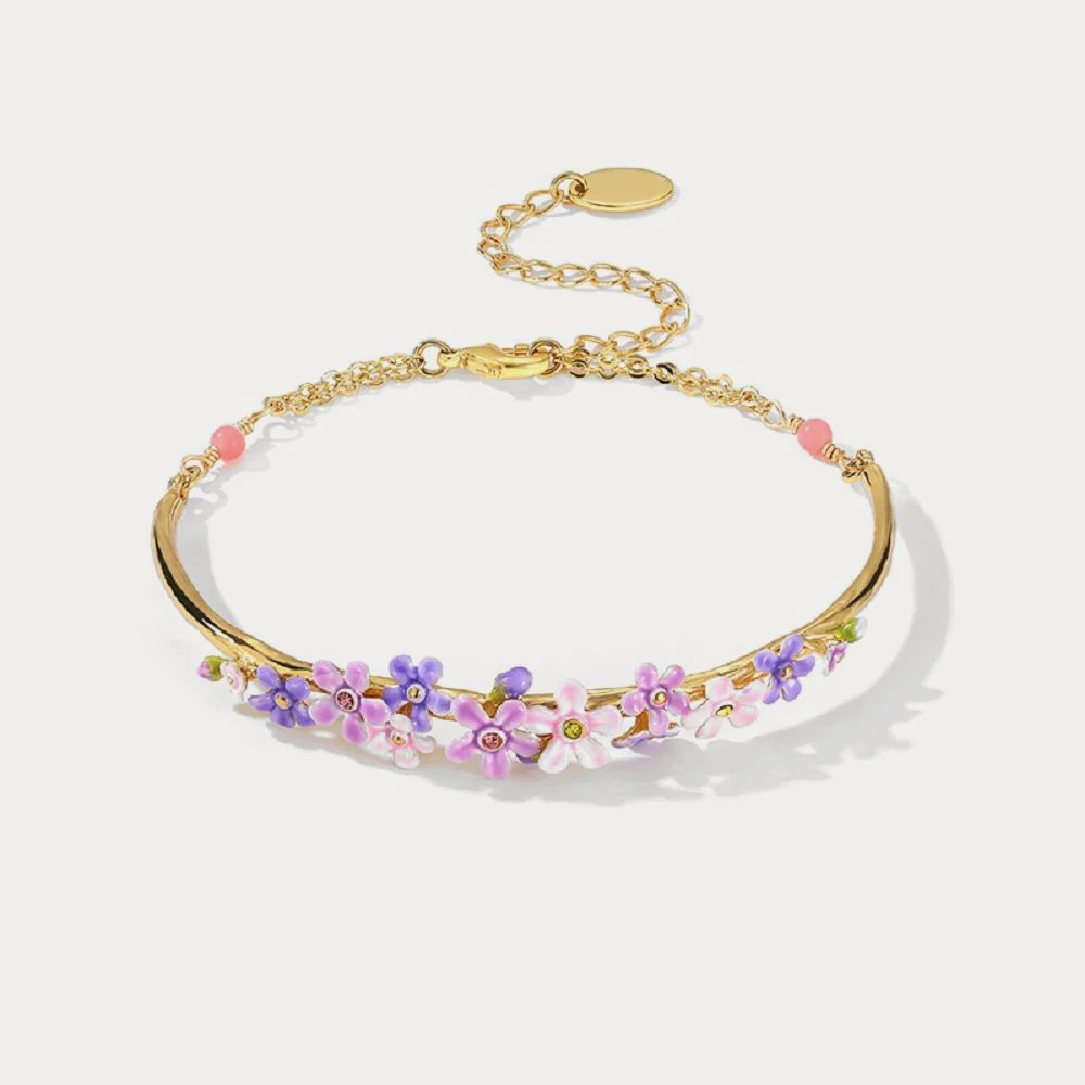 Forget-Me-Not Flowers Bracelet | Selenichast