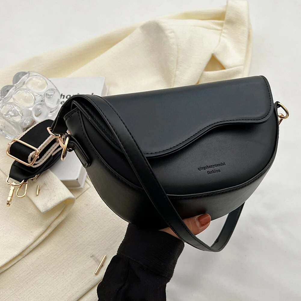 Women Saddle Armpit Bag Versatile Satchel Hobo Bag Casual Vintage Handbags Leather Shoulder Bag F... | Walmart (US)