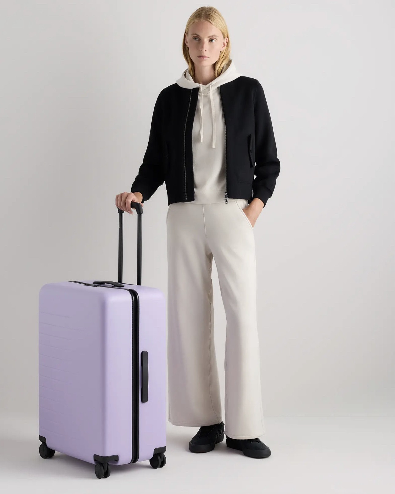 Large Check-In Suitcase by @Quince 
Two new colors available now-Lavende and Coastal Cobalt 
Be ready to travel in style! #ltktravel
#ltkvacation

#LTKHome