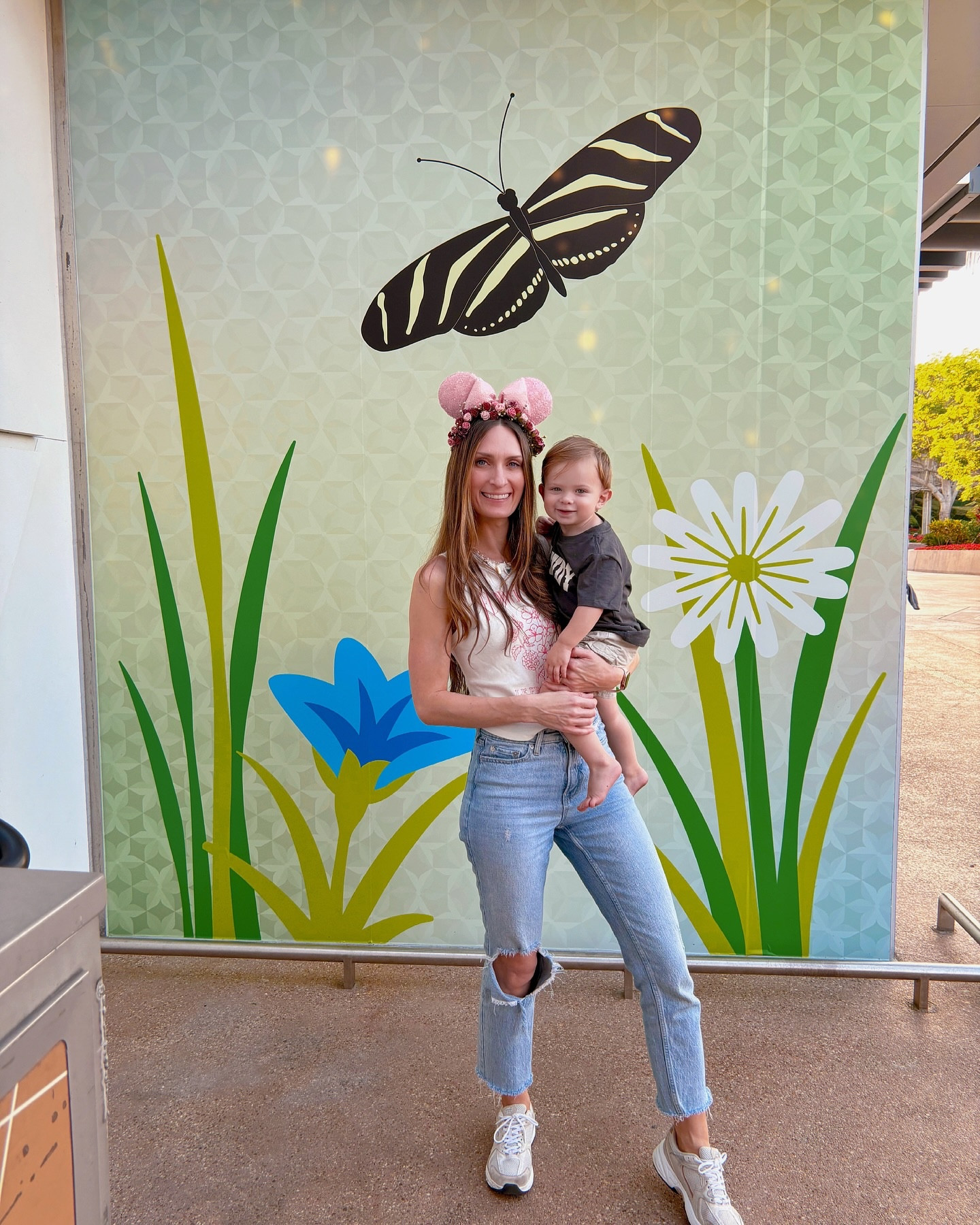 My favorite Epcot festival is here! The Epcot flower & garden festival! 😊🌸🍓👩🏻‍🌾🪴it’s the perfect celebration of spring! And it’s always fun to try a bunch of foods from the booths- shared some of my reviews on ig!

**sizing:
Tank: medium, I sized up for more length, it’s a boarder line crop top! 
Sneakers: 8.5, fit tts &super comfy! 

#disneyfashion #disney #Disneytrip @waltdisneyworld @disneyparks #epcot #flowerandgardenfestival #epcotflowerandgarden 

#LTKFamily #LTKTravel #LTKFestival