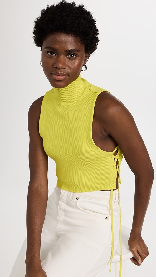 Vest Knit Top with Side Strap | Shopbop