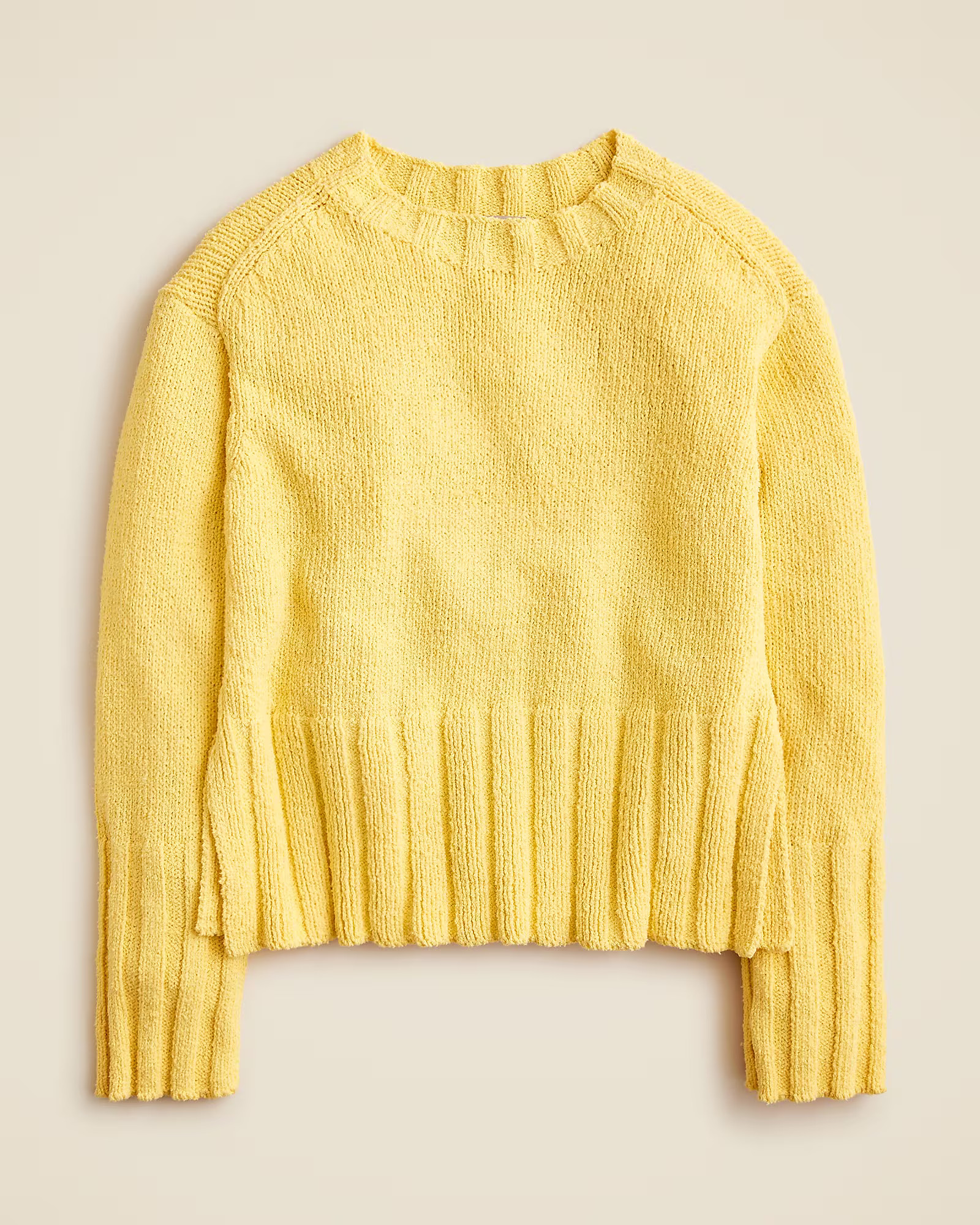 Marina sweater in textured cotton blend | J. Crew US