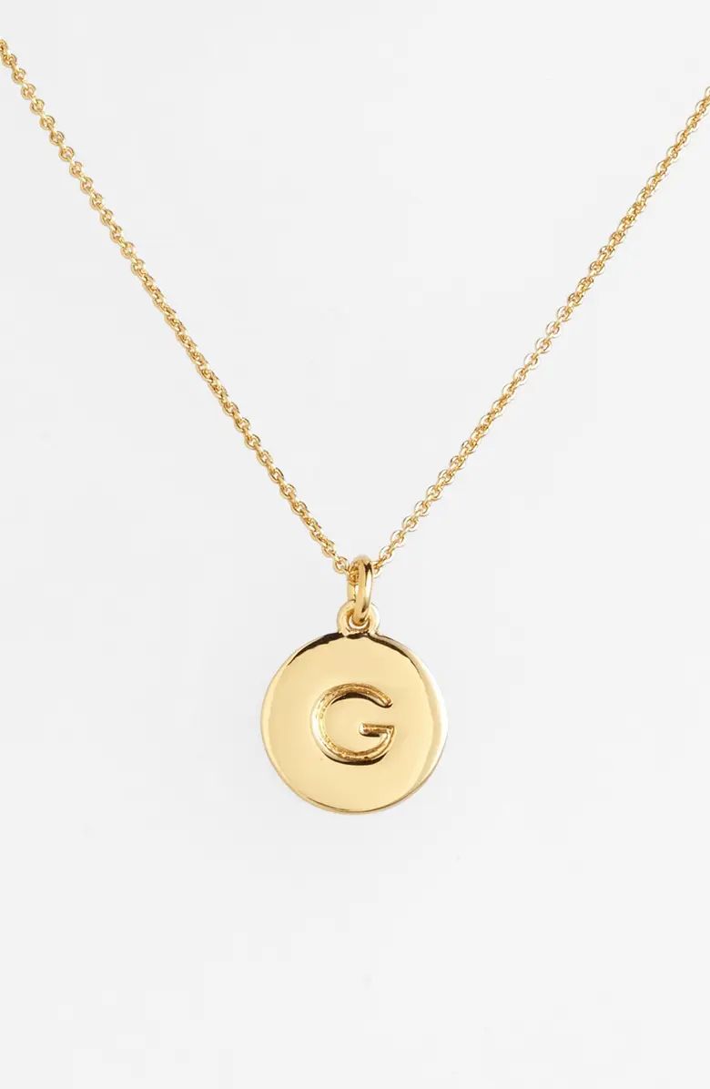 kate spade new york one in a million initial pendant necklace | Nordstrom | Nordstrom