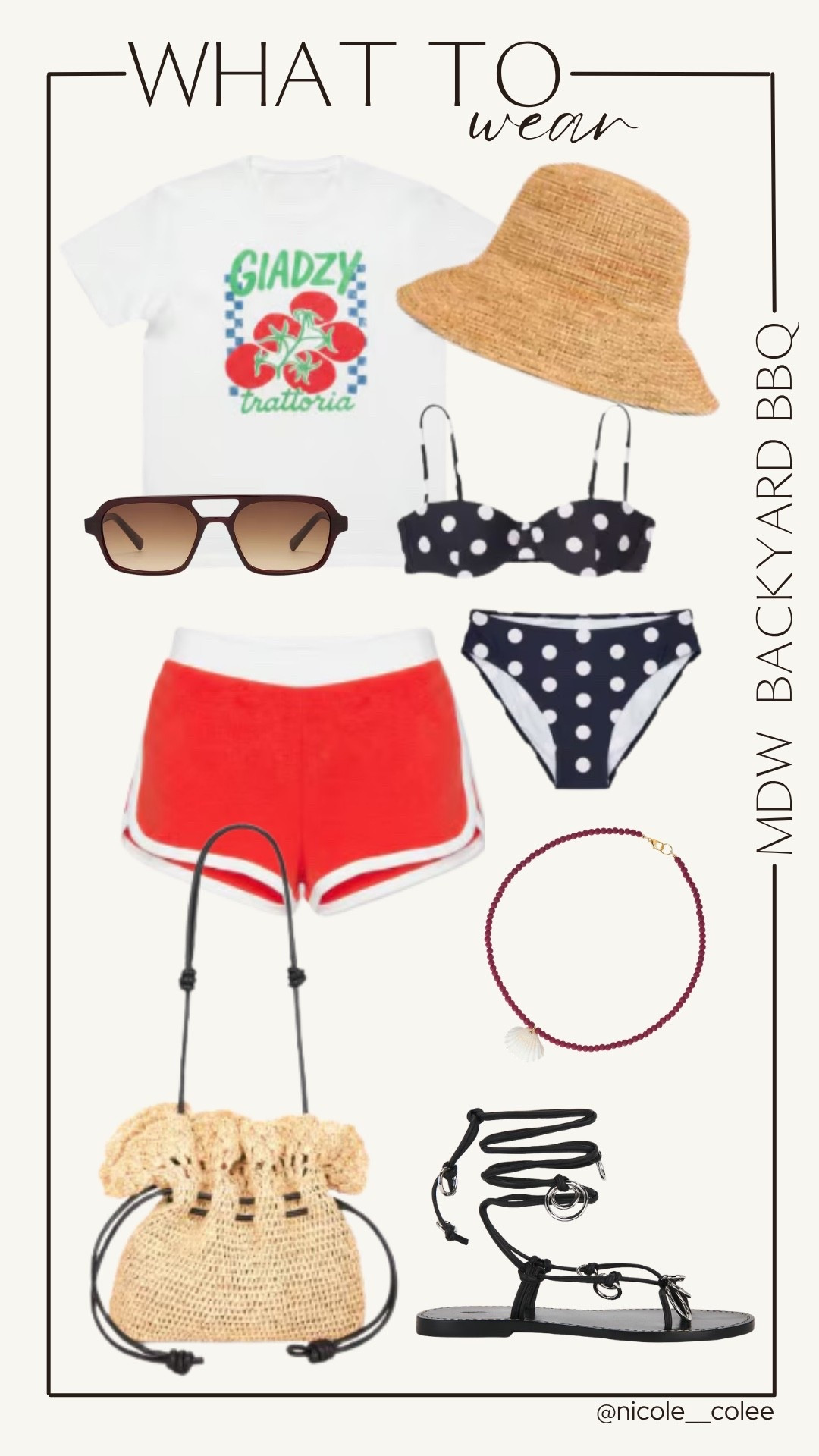 Backyard BBQ but still serving a look ❤️✨
A graphic tee, retro shorts, polka dot swim, and strappy sandals are basically the recipe for the cutest laid-back summer vibe. Fun, playful, and perfect for Memorial Day weekend 🇺🇸☀️

All linked in LTK 🤍

#LTKdayinmylife #LTKgrwm #LTKSeasonal